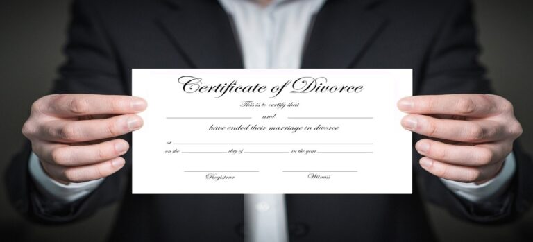 Certificate Divorce A